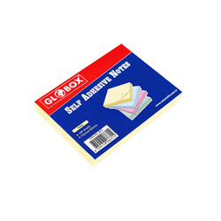 Globox - Globox Yapışkanlı Not Kağıdı 75x100 mm 100 Yaprak Sarı 