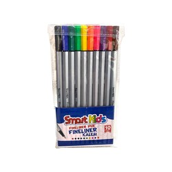 Globox - Globox Fineliner Kids 10'lu Pvc Paket
