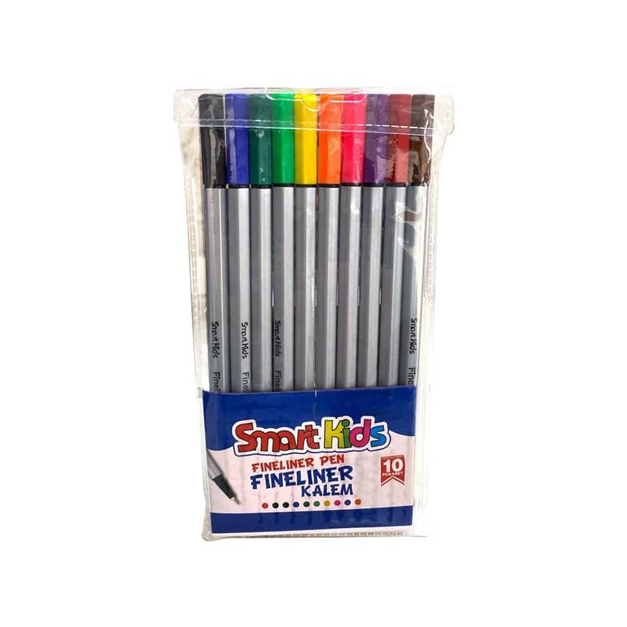 Globox Fineliner Kids 10'lu Pvc Paket