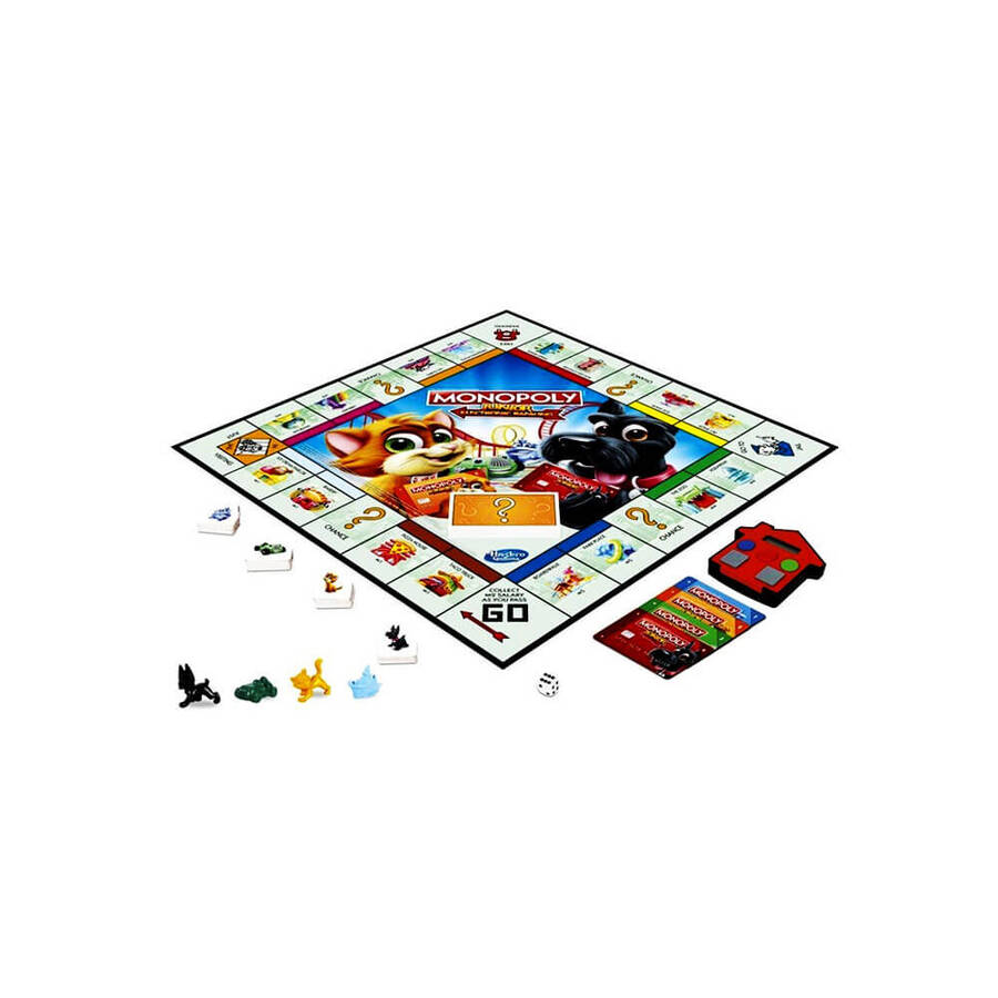 Hasbro E1842 Monopoly Junior Elektronik Bankacılık 6