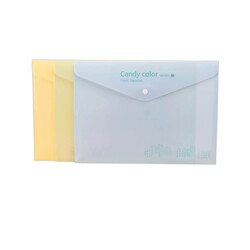 Heeton - Heeton E2178 Pastel Renkli Çıtçıtlı Dosya A4 