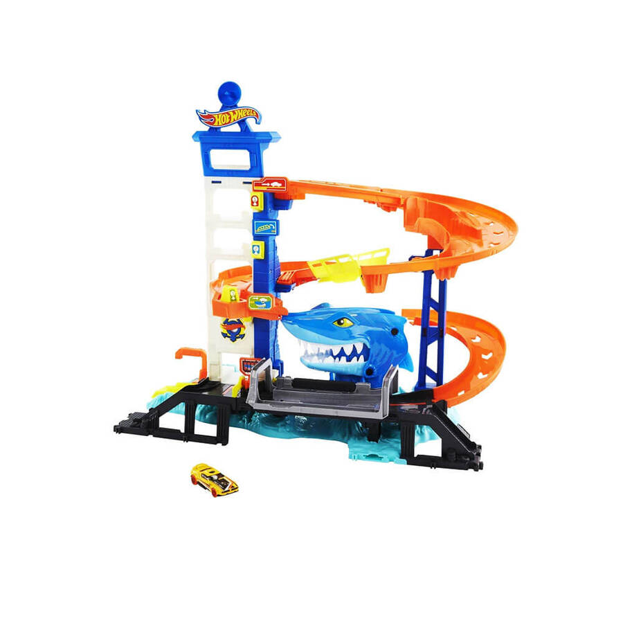 Hot Wheels City Köpek Balığından Kaçış Oyun Seti