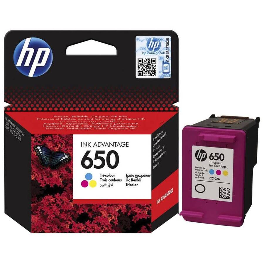 Hp 650 Üç Renkli Kartuş