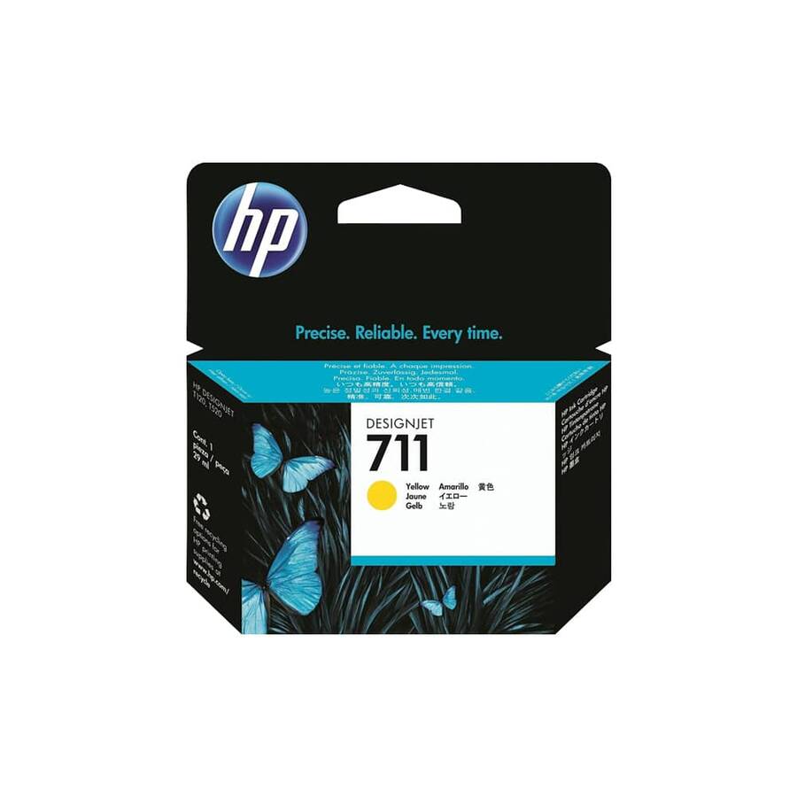 Hp Kartuş Sarı 711