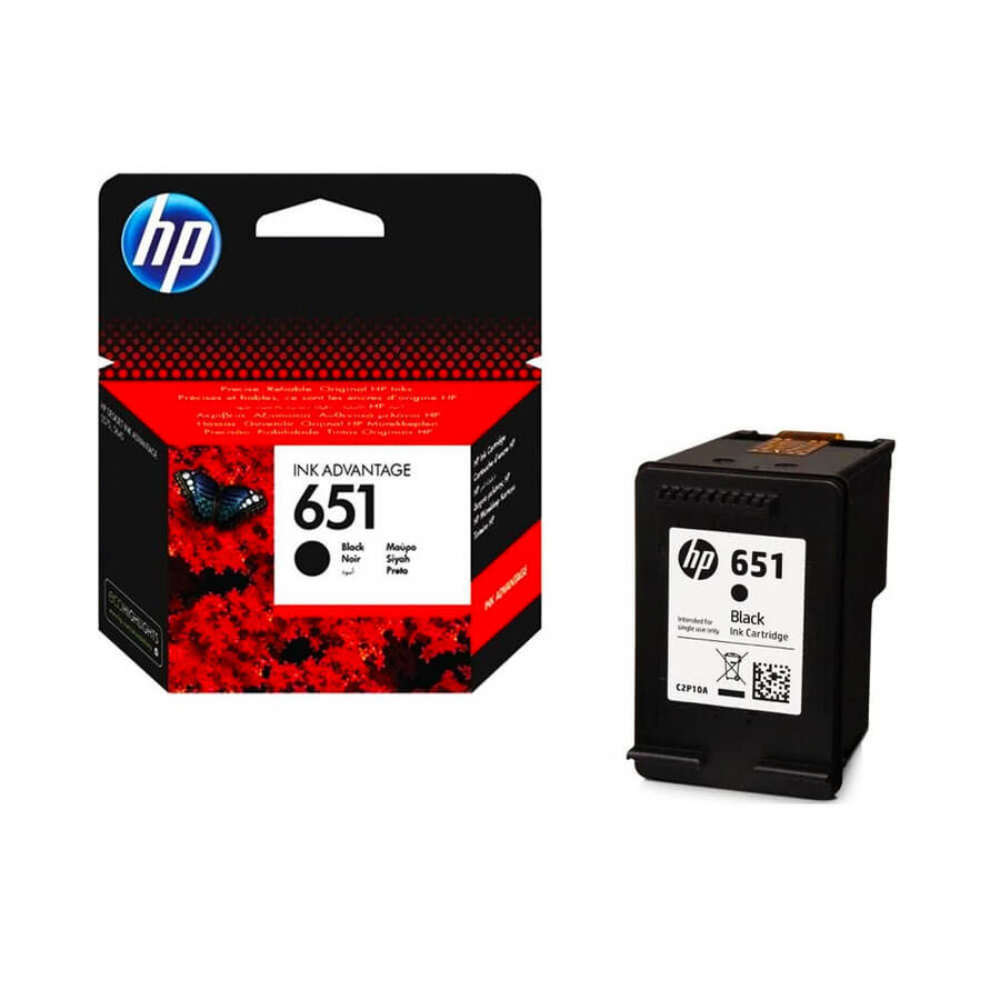 Hp Mürekkep Kartuş Siyah 651