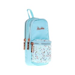 Kaukko - Kaukko Kalem Çantası Magic Dreams Junior Bag Taşlı Pullu Turkuaz K2487