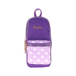 Kaukko Kalem Çantası Soft Floral Junior Bag Purple K2440 - Thumbnail