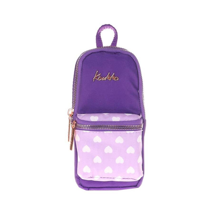 Kaukko Kalem Çantası Soft Floral Junior Bag Purple K2440