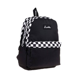 Kaukko - Kaukko Sırt Çantası Basic Colors Siyah Check K1416