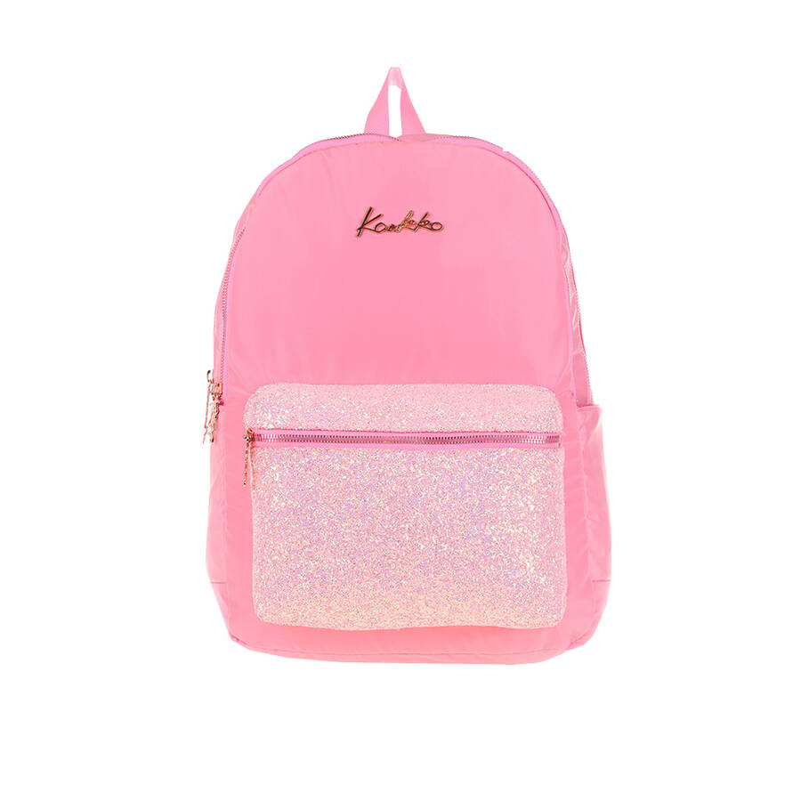 Kaukko Sırt Çantası Bright Taşlı-Rose