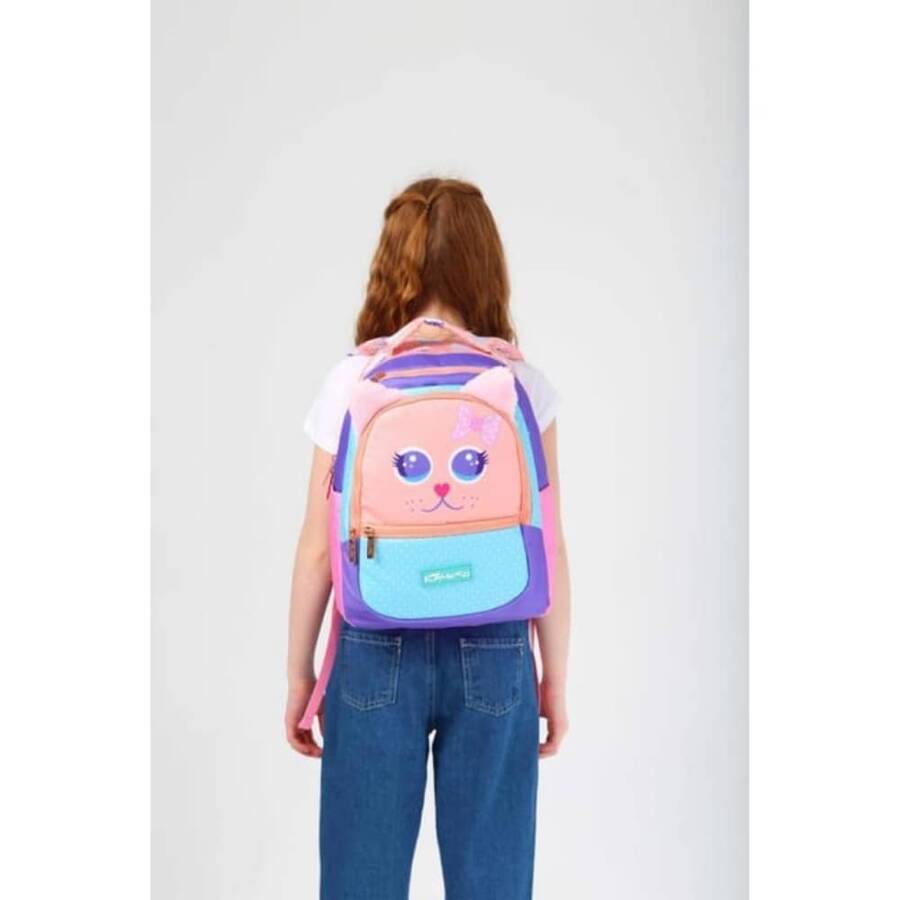 Kaukko Sırt Çantası Kids Cute Face Cat 5142