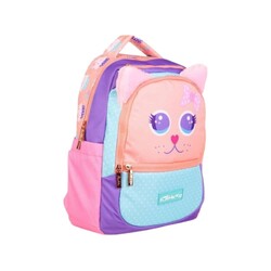 Kaukko Sırt Çantası Kids Cute Face Cat 5142 - Thumbnail