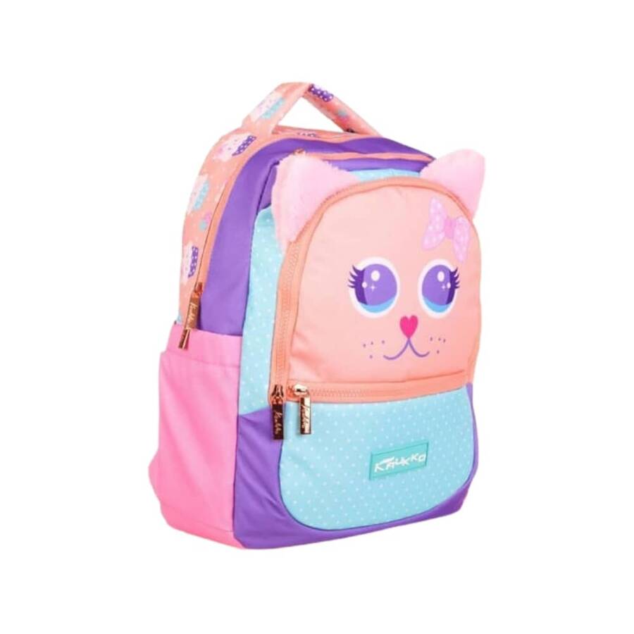 Kaukko Sırt Çantası Kids Cute Face Cat 5142
