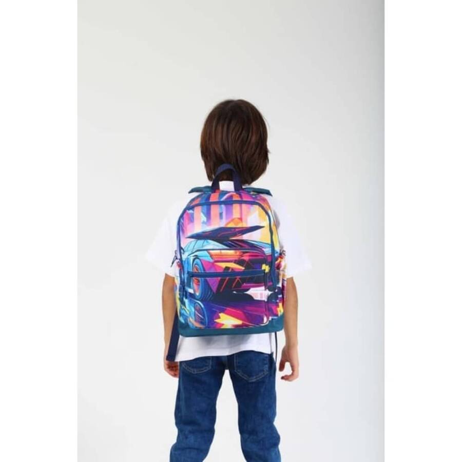 Kaukko Sırt Çantası Kids Layer Car 5183