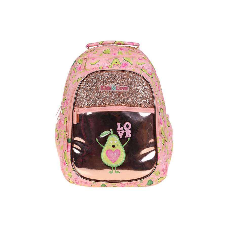 Kaukko Sırt Çantası Kids&Love Avocado Aynalı-Taşlı