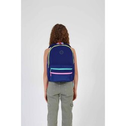 Kaukko Sırt Çantası Magic Dreams Color Zipper Navy Blue 1730 - Thumbnail
