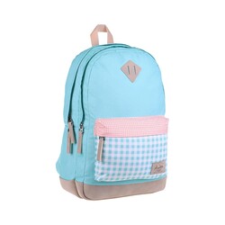 Kaukko - Kaukko Sırt Çantası Wichlight Plaid Mint K1507