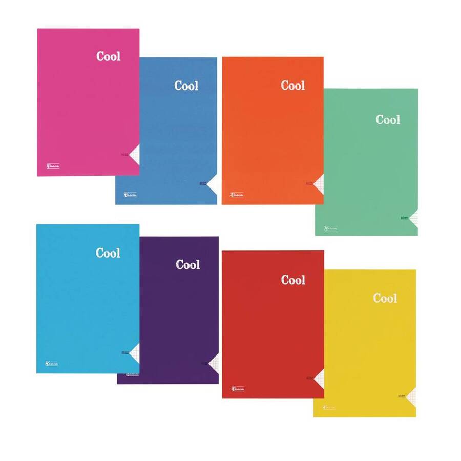 Keskin Color Cool Defter Plastik Tel Dikişli A5 40 Yaprak Çizgili