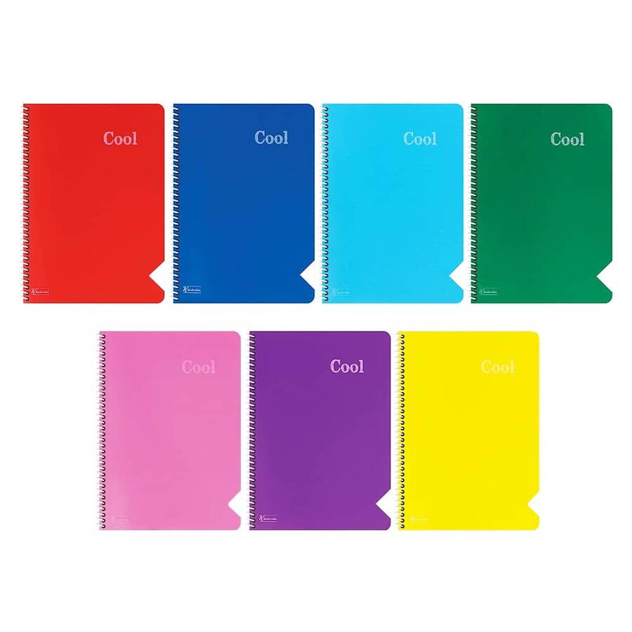 Keskin Color Defter Cool Spiralli Pp Kapak A4 72 Yaprak Çizgisiz