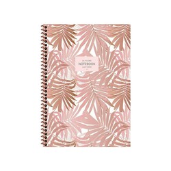 Keskin Color - Keskin Color Defter La Plume Spiralli Karton Kapak 16,5x22,5 cm 80 Yaprak Kareli (1)