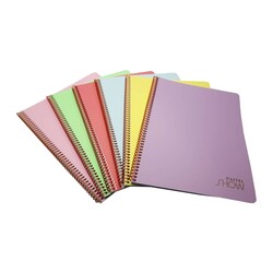 Keskin Color - Keskin Color Defter Pastel Show Dikişli Pp Kapak A5 40 Yaprak Kareli