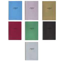 Keskin Color - Keskin Color Defter Plastik Kapak Free Platinum A4 80 Yaprak Çizgili