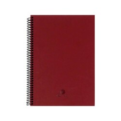 Keskin Color - Keskin Color Defter Sert Kapak Spiralli 17x24 cm 60 Yaprak Bordo