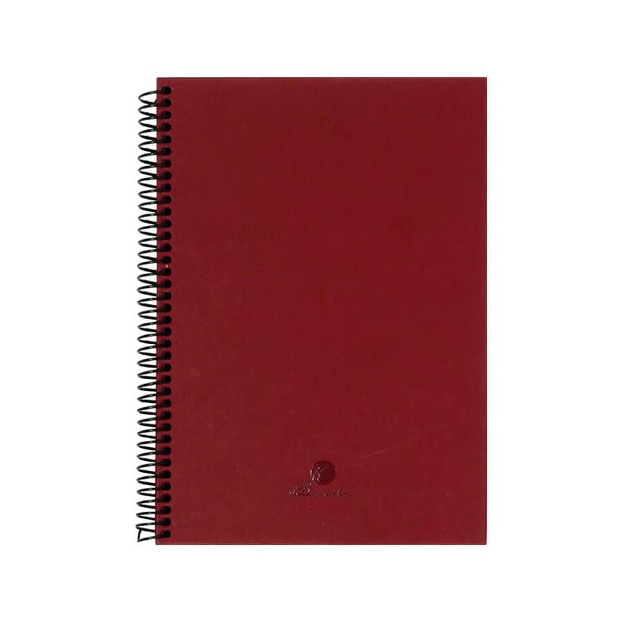 Keskin Color Defter Sert Kapak Spiralli 17x24 cm 60 Yaprak Bordo