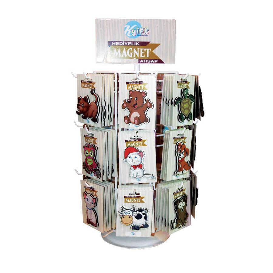 Keskin Color K-Gift 2D Ahşap Magnet Hayvanlar Renkli