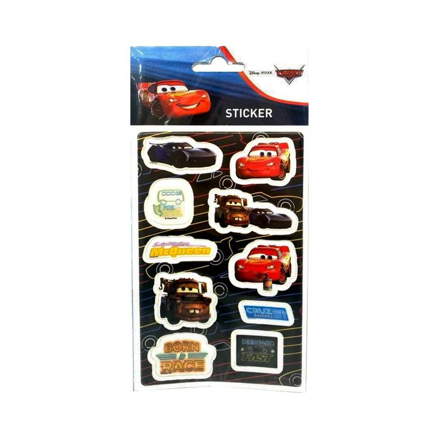 Keskin Color Puffy Sticker Cars Orta Boy