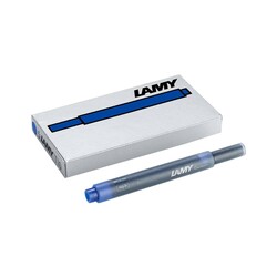 Lamy - Lamy T10 Dolma Kalem Kartuşu 5'li Mavi