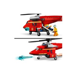 Lego City İtfaiye Kurtarma Helikopteri - Thumbnail