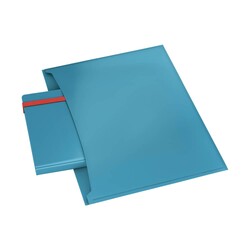 Leitz Cosy Çıtçıtlı, 2 Cepli Gizlilik Dosyası A4 Mavi - Thumbnail