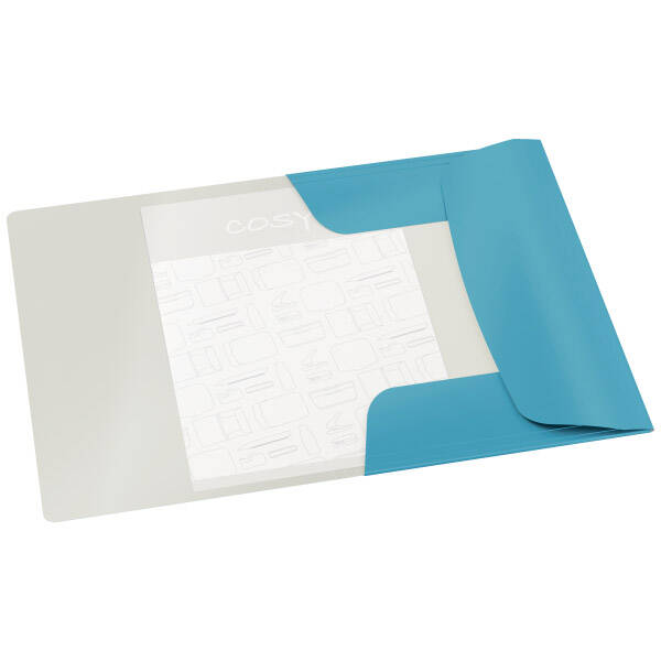 Leitz Cosy Soft Touch Lastik Kilitli Dosya A4 Mavi