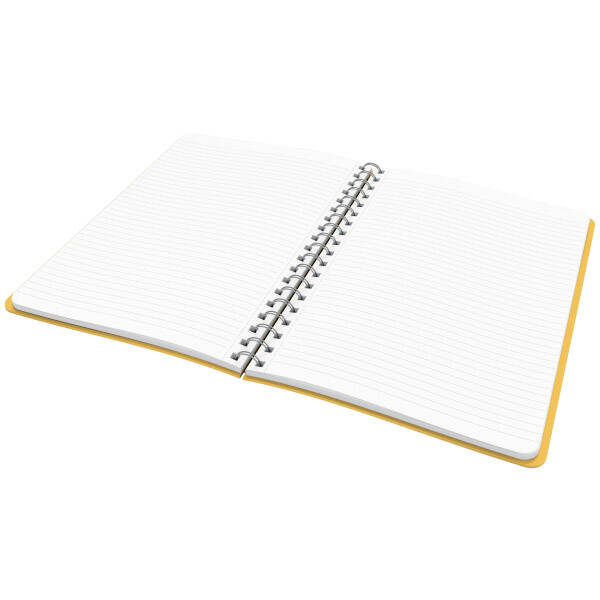 Leitz Cosy Soft Touch Spiralli Büyük Boy Çizgili Defter Sarı