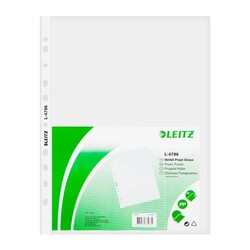 Leitz - Leitz Delikli Poşet Dosya A4 100'lü