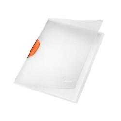 Leitz - Leitz Sıkıştırmalı Dosya Color Clip Turuncu