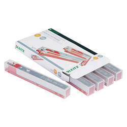 Leitz - Leitz Zımba Teli K12 80 Yaprak 5'li Kırmızı 5551 (1)