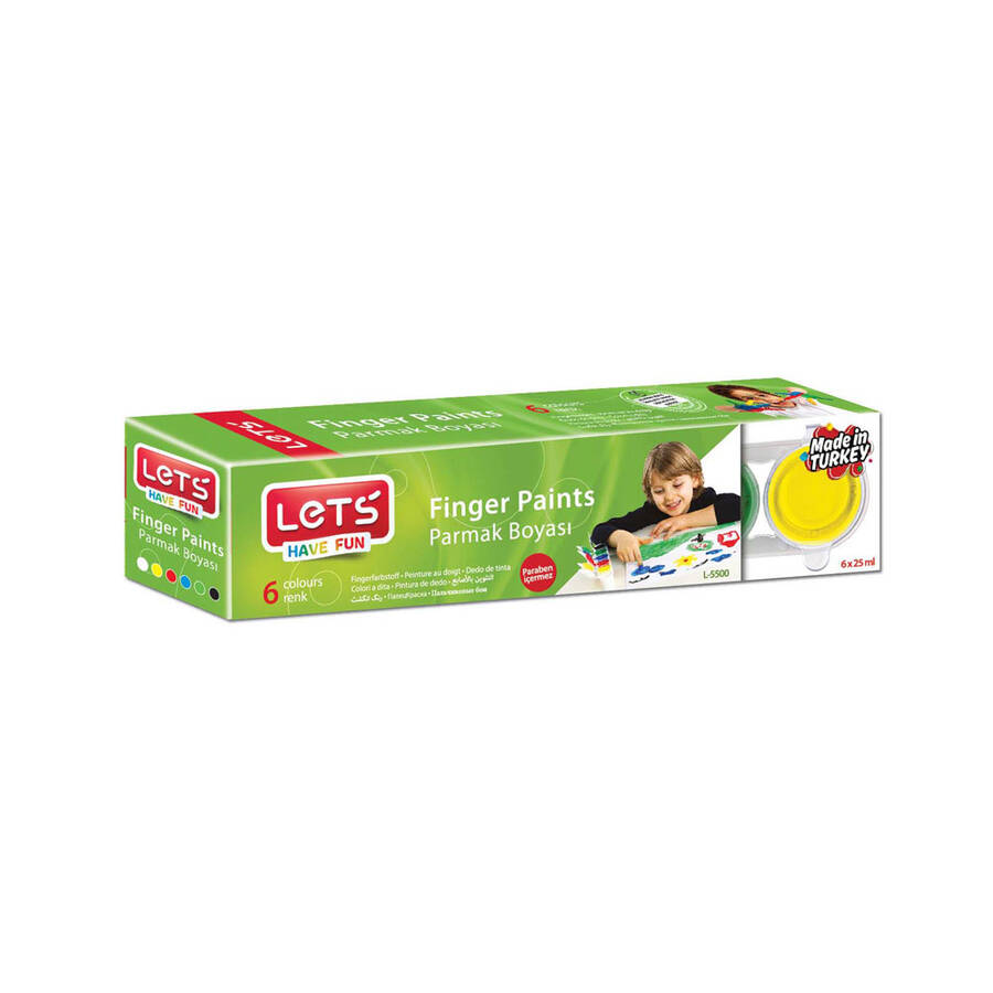 Lets Parmak Boyası 25 ml 6 Renk