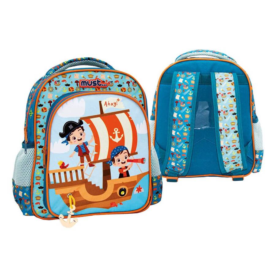 Liz Anaokulu Çantası Backpack Must 27x10x31 cm 2 Bölmeli Pirates