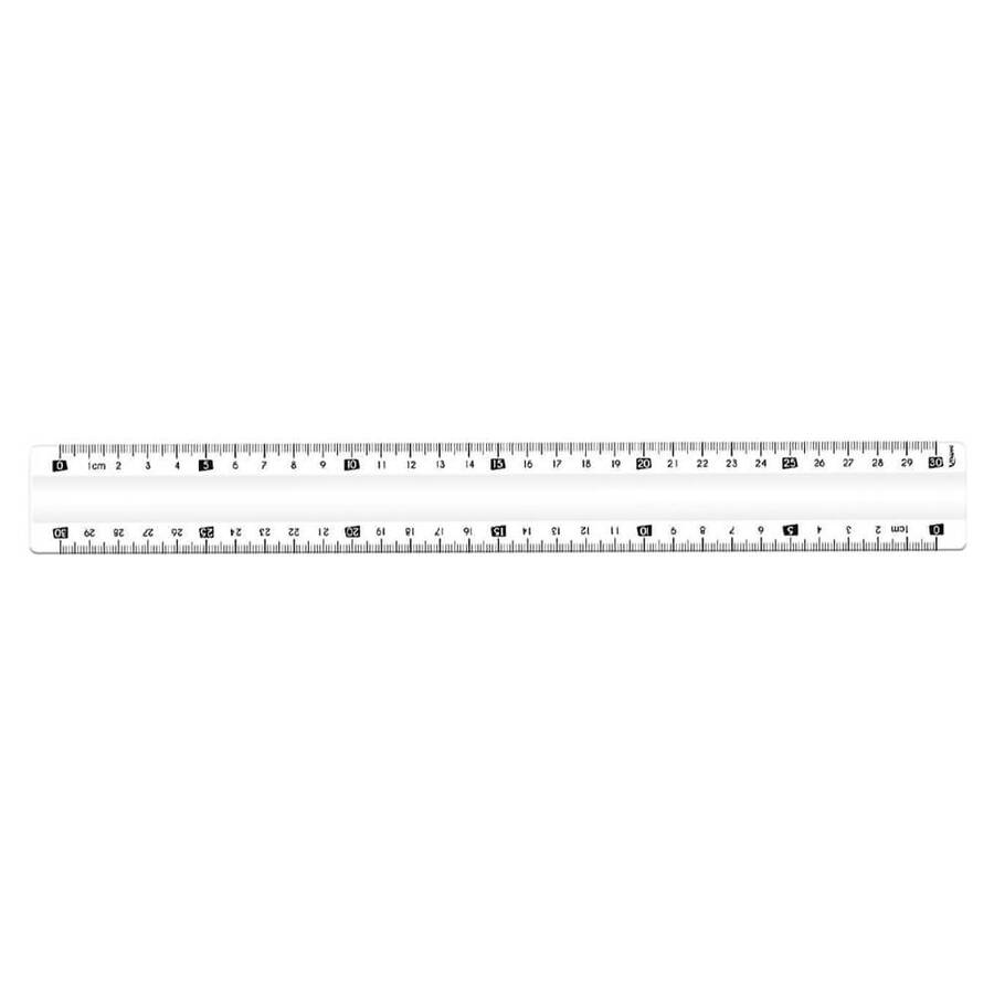 Maped Cetvel Study Kırılmaz 30 cm Şeffaf