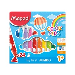 Maped Color Pep's Jumbo Keçeli Kalem 24'lü - Thumbnail