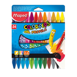 Maped - Maped Color'Peps Yağlı Pastel 24'lü