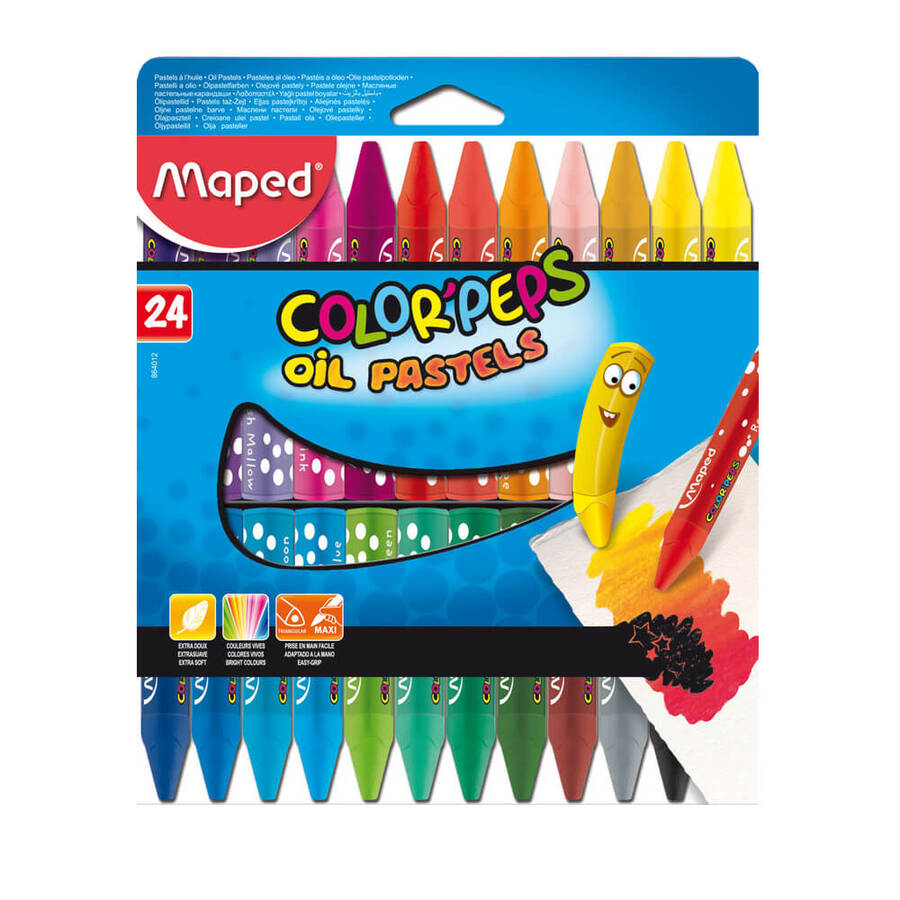 Maped Color'Peps Yağlı Pastel 24'lü