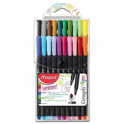 Maped - Maped Fineliner Graph Peps 20 Renk 0,4 mm