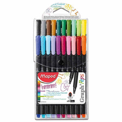 Maped Fineliner Graph Peps 20 Renk 0,4 mm - Thumbnail