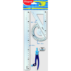 Maped 899218 Pergelli Cetvel Seti 30 cm 4'lü - Thumbnail