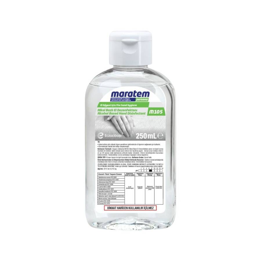Maratem M105 Alkol Bazlı El Dezenfektanı 250 ml 