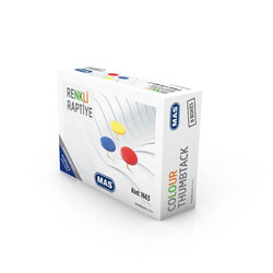 Mas - Mas 1663 Raptiye Renkli Multipack Pvc Kaplı Karışık X 8 Kutu