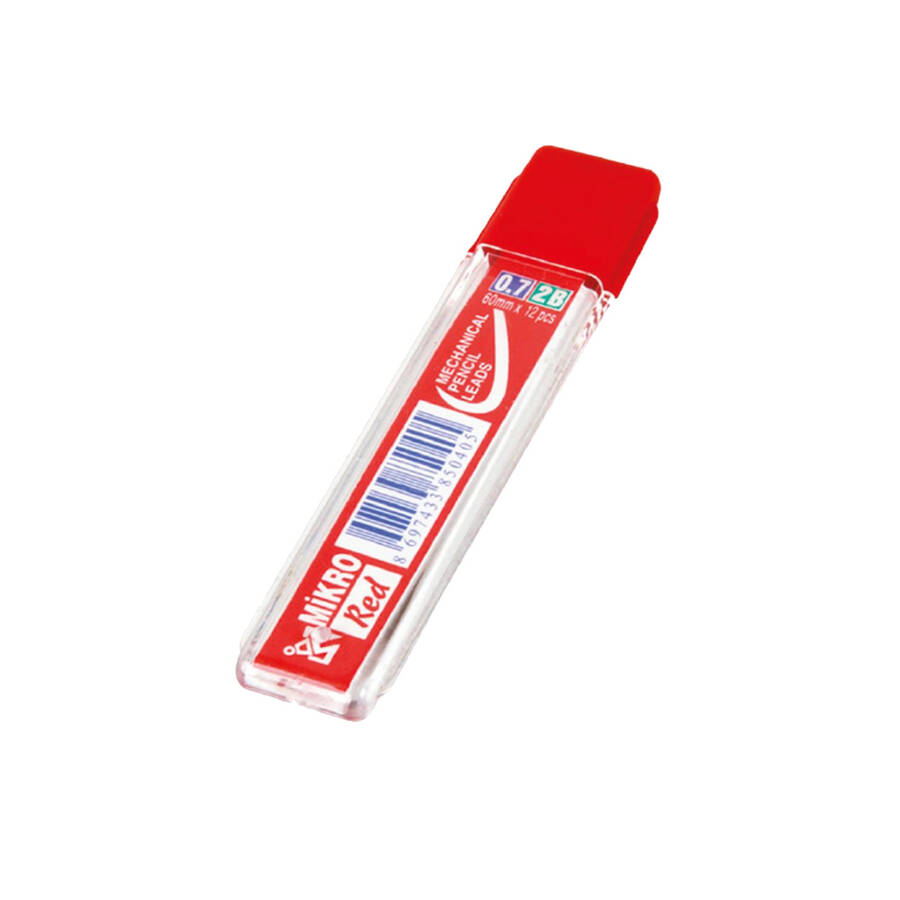 Mikro Kurşun Kalem Ucu 0.7mm Kırmızı